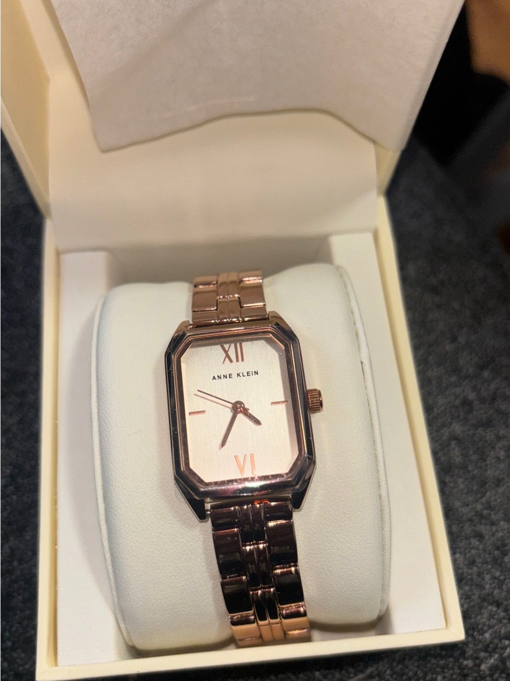 Anne Klein Cream and Black Branded Box